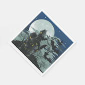 ハウスフル幽霊のよく出るムーン紙ナプキンス スタンダードランチョンナプキン (角)