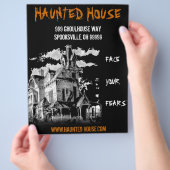 ハウスフ幽霊のよく出るライアー チラシ (手)