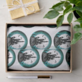 ハウスフ幽霊のよく出るルムーンこうもりハッピーハローウィン 薄葉紙 (ギフト)