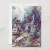 ハウスフ幽霊のよく出るルムーンこうもりハローウィンパーティ 招待状 (裏面)