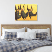 ハウスブッフの巨匠によるルネサンスの天使三部作 キャンバスプリント (インサイチュ (寝室))