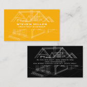 ハウスブループリント回路図 |アーキテクトデザインバス 名刺 (正面/裏面)