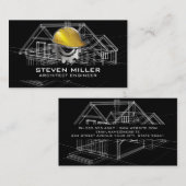 ハウスブループリント回路図 | 建築ギア 名刺 (正面/裏面)
