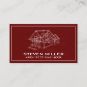 ハウスブループリント | 建築家 名刺 (正面)