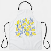 ハウスプラはっきりしたントズカラフルウッドカットスタイル エプロン (正面)