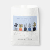 ハウスプラモダンントサンキュー結婚式の引き出物バッグ フェイバーバッグ (正面)