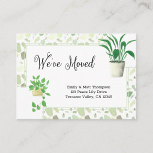 ハウスプランツアンドグリーンテラゾ引っ越しました エンクロージャーカード