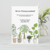 ハウスプランツチェンジオブアドレス招待状 招待状 (スタンド正面)