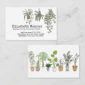 ハウスプランツ名刺 名刺 (正面/裏面)