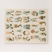 ハウスプラントアルファベット ジグソーパズル (横)