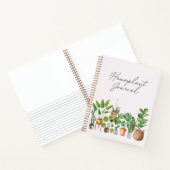 ハウスプラントウォーターカラーガーデニング引用文ジャーナル ノートブック (内部)