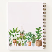 ハウスプラントウォーターカラーガーデニング引用文ジャーナル ノートブック (裏面)