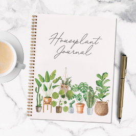 ハウスプラントウォーターカラーガーデニング引用文ジャーナル ノートブック
