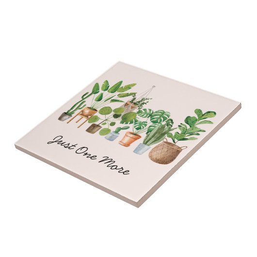 ハウスプラントウォーターカラーガーデニング引用文 タイル (側面)