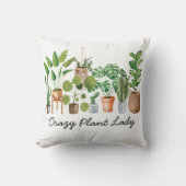 ハウスプラントウォーターカラープラント引用文 クッション (正面)