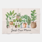 ハウスプラントウォーターカラー引用文 キッチンタオル (横)