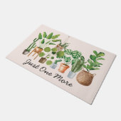 ハウスプラントウォーターカラー引用文 ドアマット (アングル)