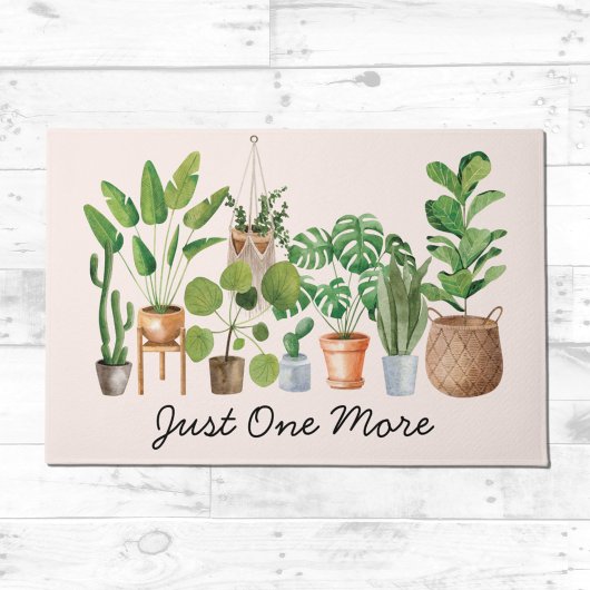 ハウスプラントウォーターカラー引用文 ドアマット