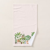 ハウスプラントウォーターカラー バスタオルセット (ハンドタオル)