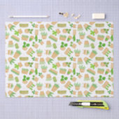 ハウスプラントサボスオンホワイトティッシュペーパー 薄葉紙 (クラフト)