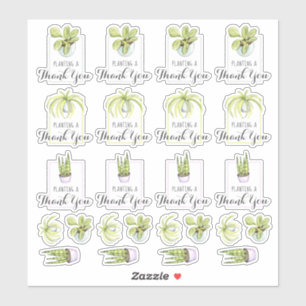 ハウスプラントサンキューパン シール