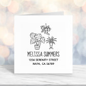 ハウスプラントホビーアドレス セルフインキングスタンプ