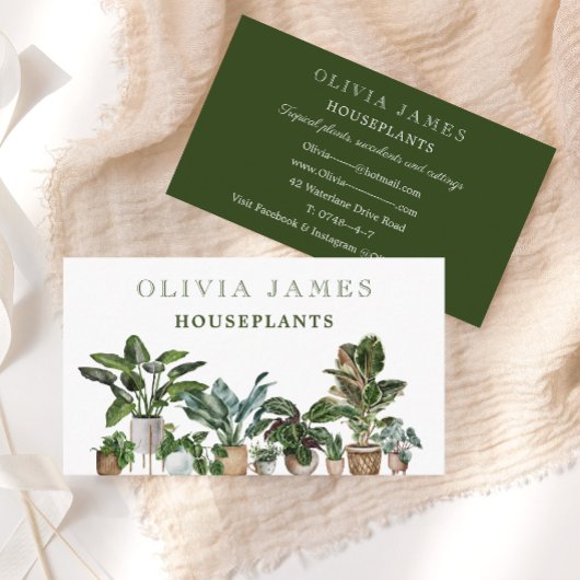 ハウスプラント子供部屋植物植物の名刺 名刺