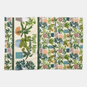 ハウスプラント キッチンタオル (横)