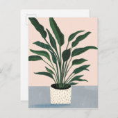ハウスプラント ポストカード (正面/裏面)