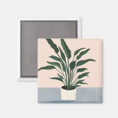 ハウスプラント マグネット (正面/裏面)