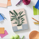 ハウスプラント iPad PROカバー<br><div class="desc">ハウスプラントIV by Victoria Borges.中立の背景に鉢植えの鉢植えを備えている。</div>