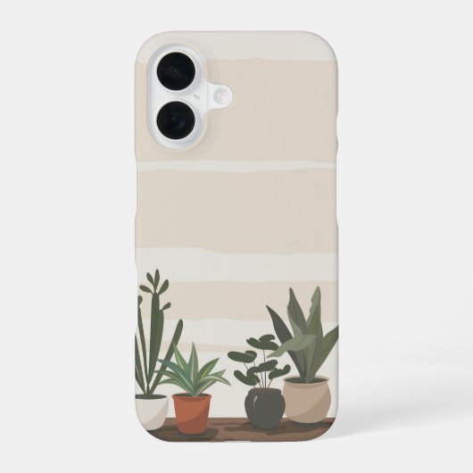 ハウスプラント iPhone 16ケース (裏面)