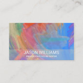 ハウスペイモダンントプロフェッショナル数々のカラー 名刺 (正面)