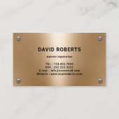 ハウスペイモダンント金ゴールド絵画ズサービス 名刺 (裏面)