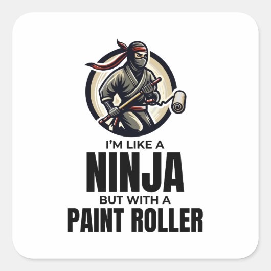 ハウスペインタウォール絵画ズインテリアデコレータ スクエアシール (正面)