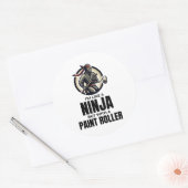 ハウスペインタウォール絵画ズインテリアデコレータ ラウンドシール (封筒)