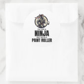 ハウスペインタウォール絵画ズインテリアデコレータ ラウンドシール (バッグ)