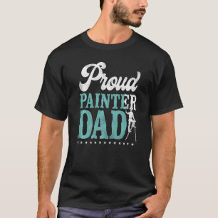 ハウスペインタデコレータパパ誇りを持ったペインターパパ Tシャツ