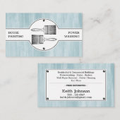 ハウスペインタデコレータプロフェッショナルウォールクリーナー 名刺 (正面/裏面)