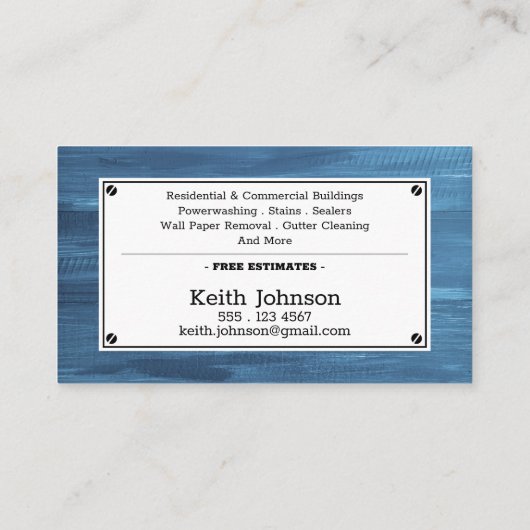 ハウスペインタデコレータプロフェッショナル契約者 名刺 (裏面)