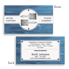 ハウスペインタデコレータプロフェッショナル契約者 名刺