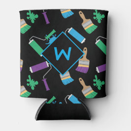 ハウスペインタデコレータモノグラパーソナライズされたム 缶クーラー