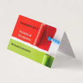 ハウスペインタデコレータロ絵を描ーラプロフェッショナル 名刺 (正面)