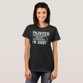 ハウスペインタデコレーター絵師私は私を主張していない Tシャツ (正面フル)