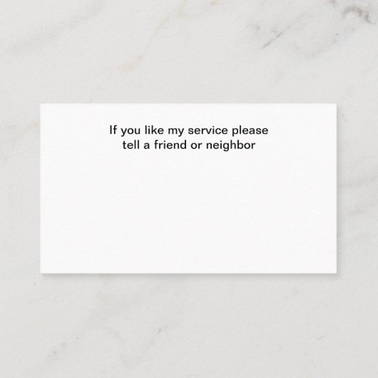 ハウスペインタークール名刺 名刺 (裏面)