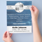 ハウスペインターデコレーター契約者プロフェッショナル チラシ (手)