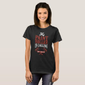 ハウスペインターデコレーター私のロ絵を描ーラーが呼び出している Tシャツ (正面フル)