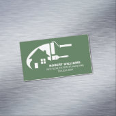 ハウスペインタープロフェッショナルグリーン マグネット名刺 (インサイチュ)