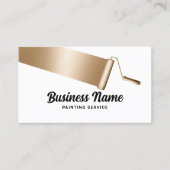 ハウスペインタープロフェッショナル金ゴールド絵画ズサービス 名刺 (正面)