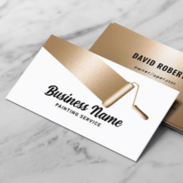 ハウスペインタープロフェッショナル金ゴールド絵画ズサービス 名刺